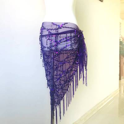 A purple turban